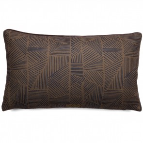 Kussen Lines Naturel Blue 