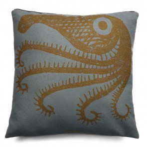 Kussen Octopus Sean Blue