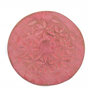 Wooden wall spool pink