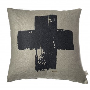 Pillow Cross Grey 50/50 cm